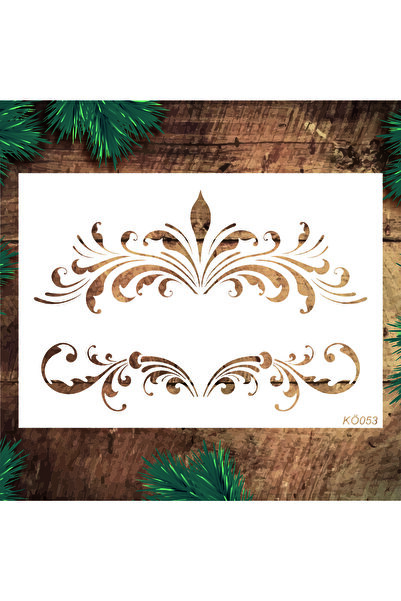 STENCİLTASARIM Stencil Tasarım Kö053- Dekoratif Duvar, Fayans Ve Eşya Boyama ...