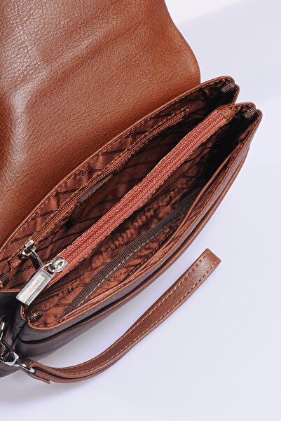 Grande 4271 100% Genuine Leather Portfolio Bag Hazelnut
