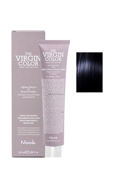Nook The Virgin Color Amonyaksız Saç Boyası 1.11 Koyu Mavi Küllü 100 ml
