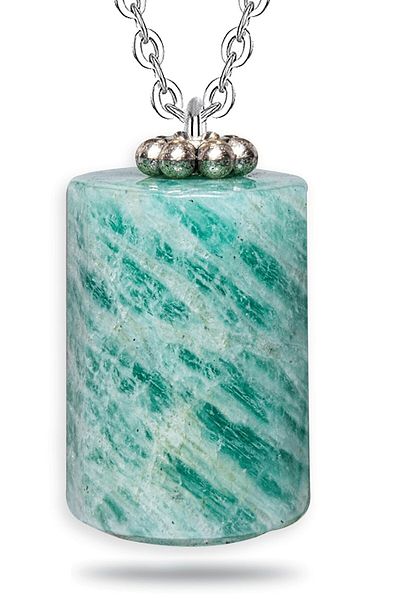 Tesbih Atölyesi Certified High Quality Natural Amazonite Stone Necklace