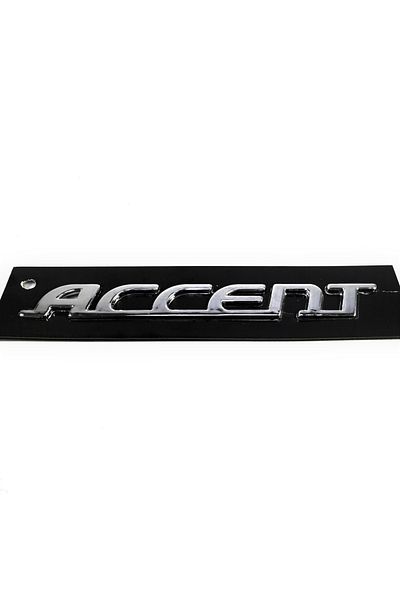 QUWA Hyundai Compatible Accent Luggage Lettering 155Mm-18Mm 2006-2010Nickel.