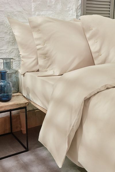 Yataş Σετ Παπλωματοθήκη Washable Plain Battal Boy Ranforce - Μπεζ