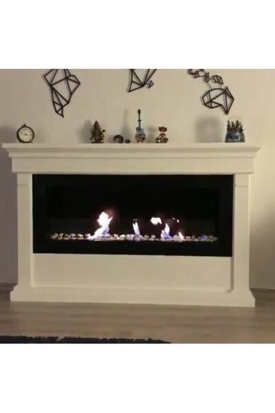 BLUEFLAME Diamond 150 Bacasız Şömine 1 Litre Bioethanol Şömine Yakıtı (BİOETH...