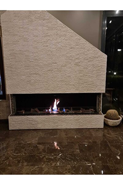 BLUEFLAME Wallfire 180 Bacasız Şömine 1 Litre Bioethanol Şömine Yakıtı (BİOETHANOL YAKITLI ŞÖMİNE)