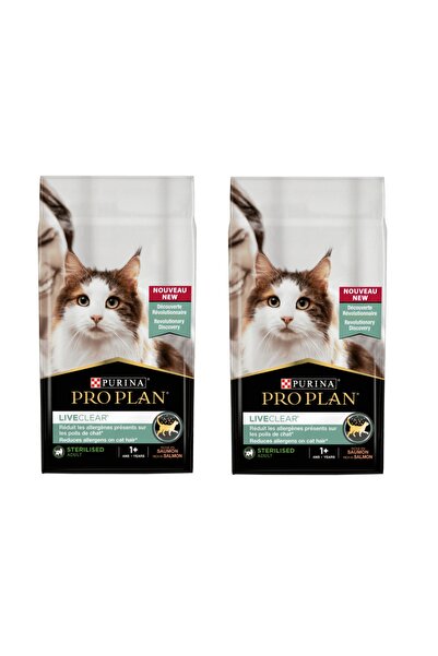 Pro Plan Liveclear Sterilised Somonlu Kısırlaştırılmış Kedi Maması 1,4 Kg. X 2 Adet