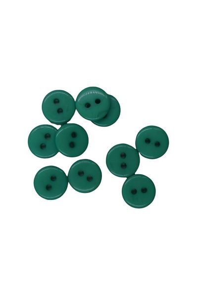 HOBİREYON 10 Pieces 10 Mm Round Button (water Green)