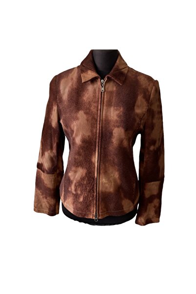 asus deri Maxine Burgundy Color Genuine Lamb Hair Women's Jacket