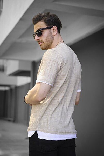 Oksit Men's Lycra T-shirt with Groggy Sleeves and Skirt