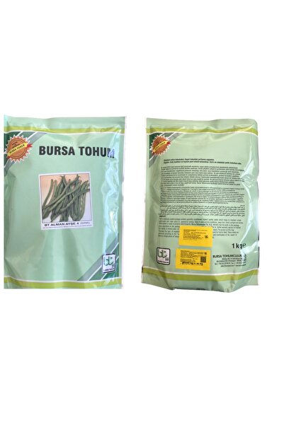 Bursa Tohumculuk Alman Ayşe 4 Sırık Fasulye Tohumu 1 Kg