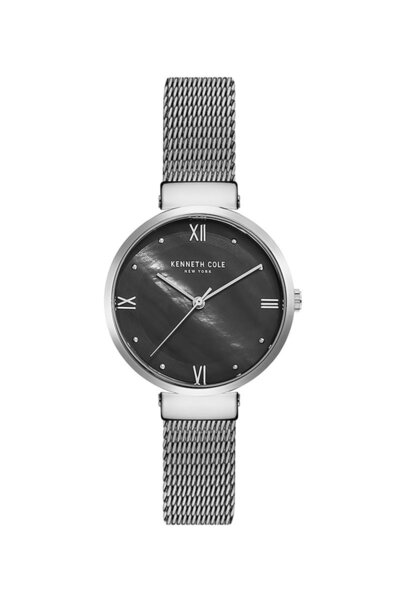 Kenneth Cole Gümüş Renk Çelik Hasır Kordon Şık Kadın Kol Saati (24 AY GARANTİLİ)