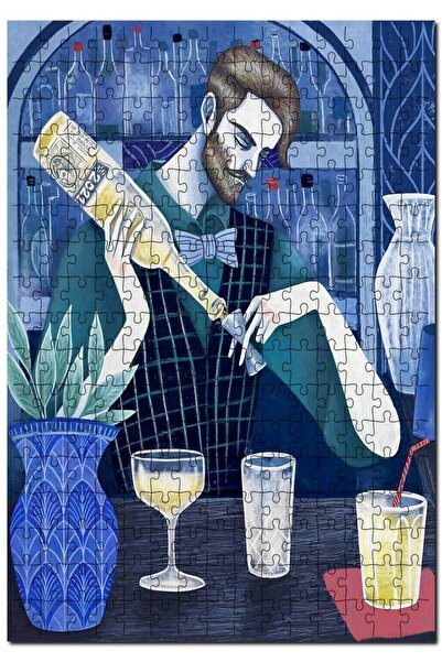 Cakapuzzle أحجية الصور المقطوعة من 255 قطعة من Iççek Barmen Illustration Mdf ...