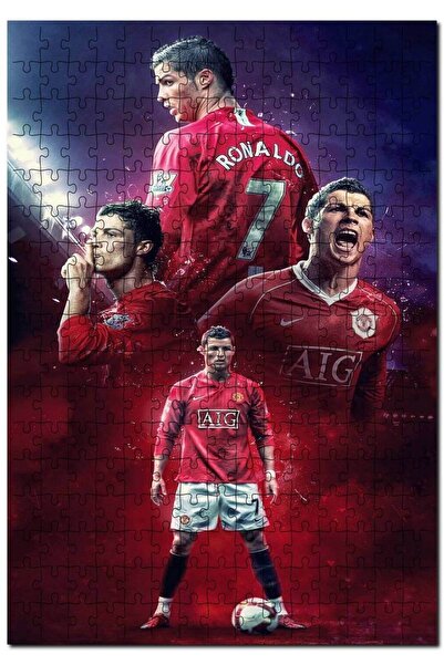 Cakapuzzle Cristiano Ronaldo 7 Kompozisyon 120 Parça Puzzle Yapboz Mdf (AHŞAP)