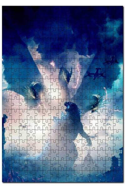 Cakapuzzle Godzilla King of the Monsters Movie 120 Visual 1185 Piece Puzzle Jigsaw Puzzle Mdf (WOOD)