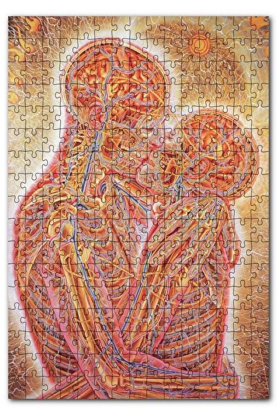 Cakapuzzle Insan Anatomisi Öpüşen Çift Sanat Görseli 1000 Parça Puzzle Yapboz...