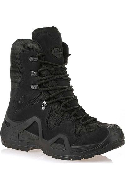 Scooter Leather Black Men's Tactical Boots P1491ns