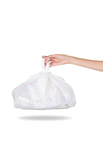 KURTSAN AMBALAJ Original Plastic Market Bag White Medium Size
