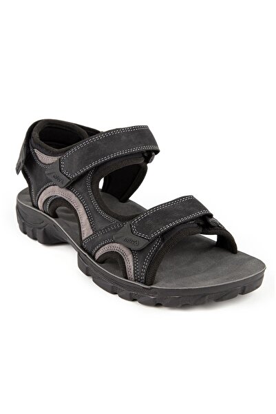 Muya Taurus Anatomical Black Sandals