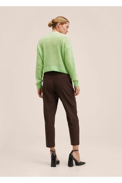 MANGO Woman V Yaka Triko Hırka