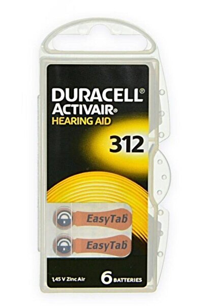 Duracell 312 Numara Işitme Cihazı Pili