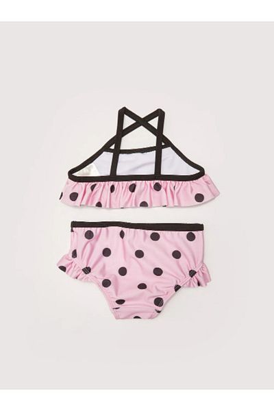 LC Waikiki Bikini-Set für Baby-Mädchen aus flexiblem Stoff mit Aufdruck