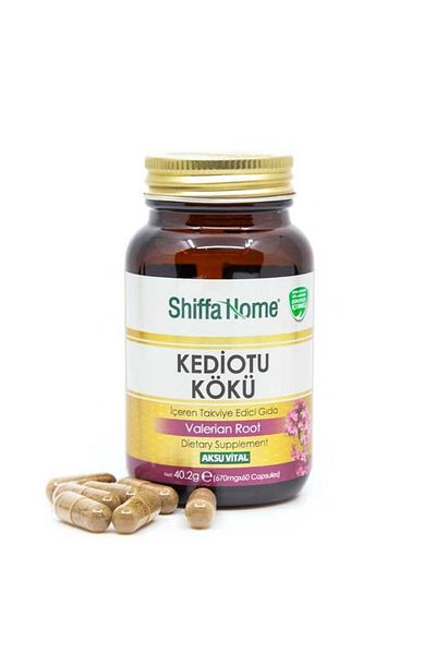 Shiffa Home Valerian Root Capsule - 670 mg X 60 Capsules
