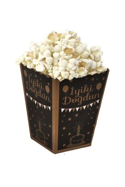 Happyland Birthday 8 Pieces Happy Birthday Gold Corn Box