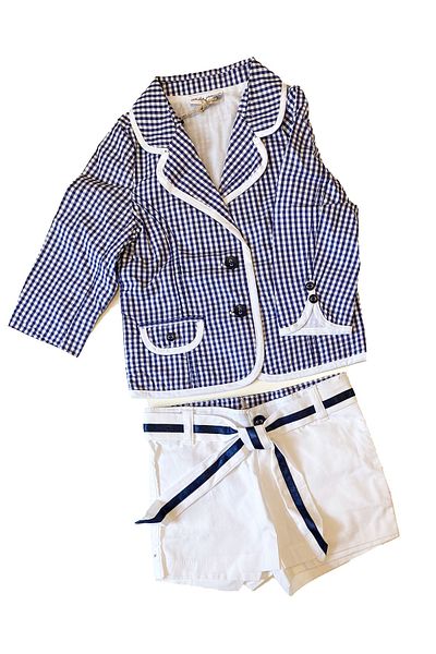 andywawa 9 - 12 Months, One Size, Baby Girl Summer Jacket and Shorts Set