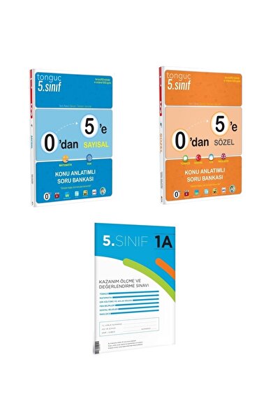 Tonguç Yayınları 0'dan 5'e Sayısal Sözel Konu Anlatımlı Soru Bankası Ve Kazanım Ölçme Ve Değerlendirme Sınavı