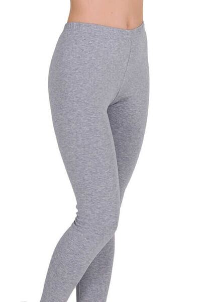 Tutku Tkd0173 Düz Uzun Tayt 6 Adet Gri