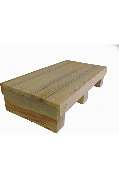 Ergonomimarket 17 Cm Yükseklikte Step Tahtası Doğal Ahşap 3 Tabanlı 120 Kg Üzeri Için Uygundur Üzeri 25 Cm X 50 Cm
