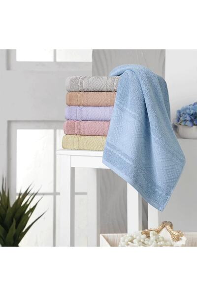 MiniHome Πετσέτες χεριών με σχέδιο ζακάρ 6 τεμαχίων 50x90