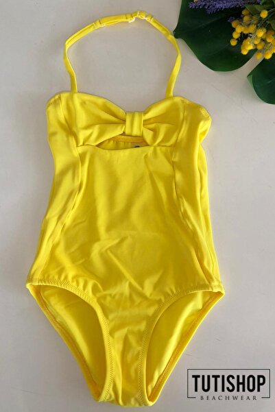 Pierre Cardin Kız Çocuk Mayo Sarı 224102