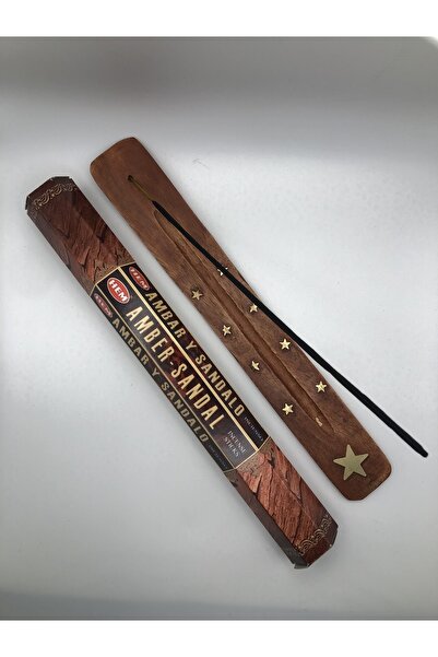 Hem Marka Çubuk Tütsü Amber Sandal Tütsü Kayığı Hediye