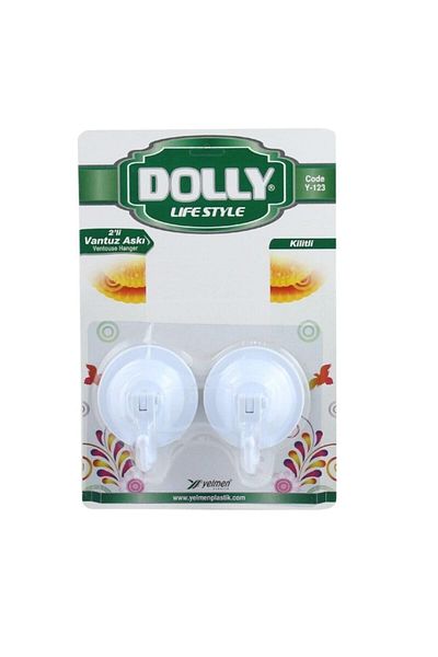 Güntem Dolly Suction Cup Hanger 2 Pieces Y-123