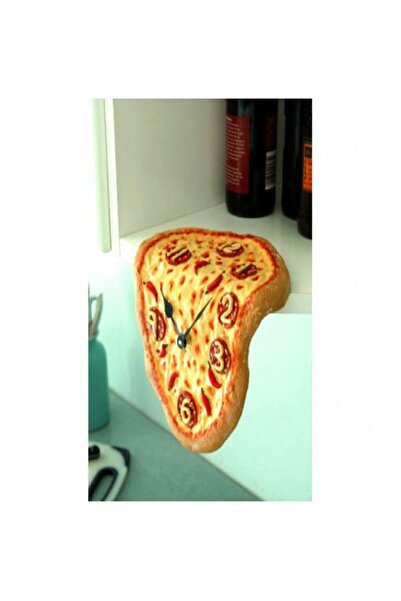 hitteknoloji Eriyen Pizza Duvar Saati