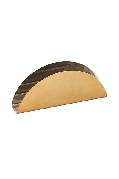 Narin Gastronomy Napkin Holder - Matt Gold Titanium - 15.5 Cm