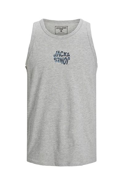 Jack & Jones Jack Jones Surf Tank Top Men's Gray Undershirt 12210480-05