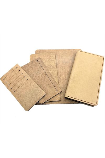 Foottab Hobby Vertical Leather Wallet Template 4 Piece Mold Ib01
