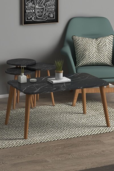 Monte Sehpa Soul Sehpa Seti -orta Sehpa Ve Zigon Sehpa