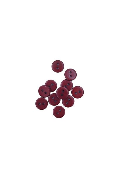 HOBİREYON 10 Pieces 10 Mm Round Button (red)