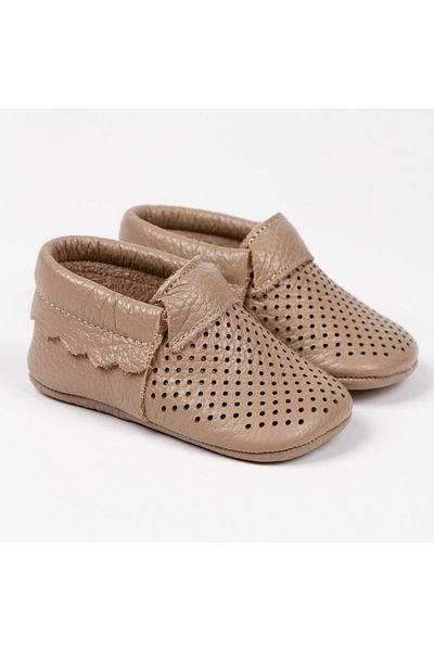 WSTARK Genuine Leather Non-Slip Sole Baby Booties