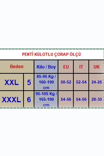 Penti Макси - памучни чорапи King Size