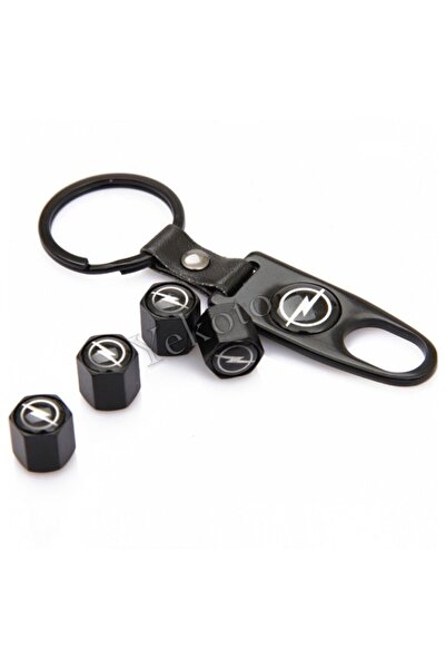 Yekoto Opel Logo Metal Keychain and Valve Cover Set