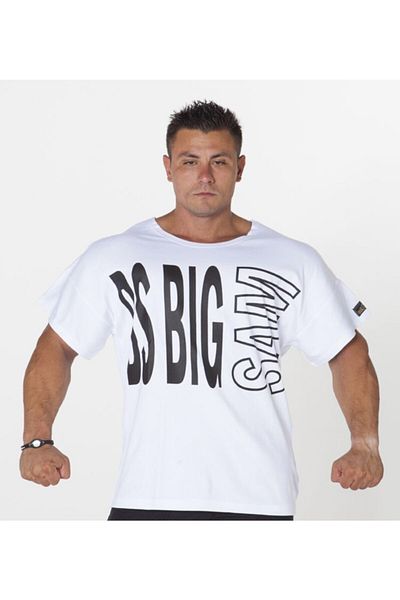 Big Sam White Training T-Shirt 2533