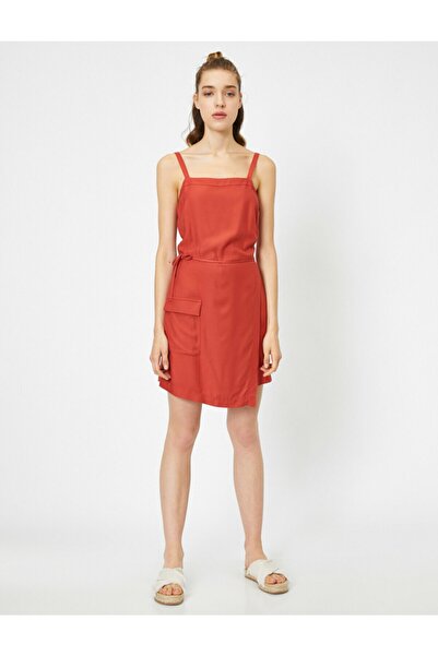 Koton Women's Strappy Pocket Detailed Jumpsuit