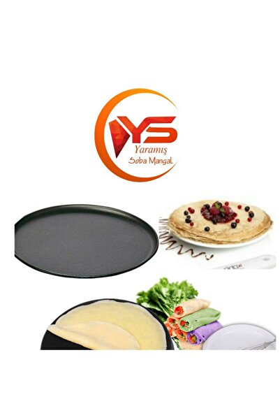 Ys YARAMIŞ Fırında Pizza Tavası Ocak Üstü Pankek Krep Ters Çevir Gözleme Sacı