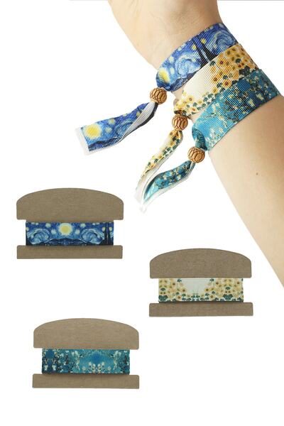 gokmentoy Van Gogh "tablos" Patterned Festival Bracelet