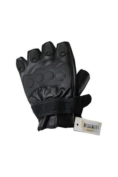 salarticaret Bir Çift Erkek Suuni Deri Yarım Spor Eldiven