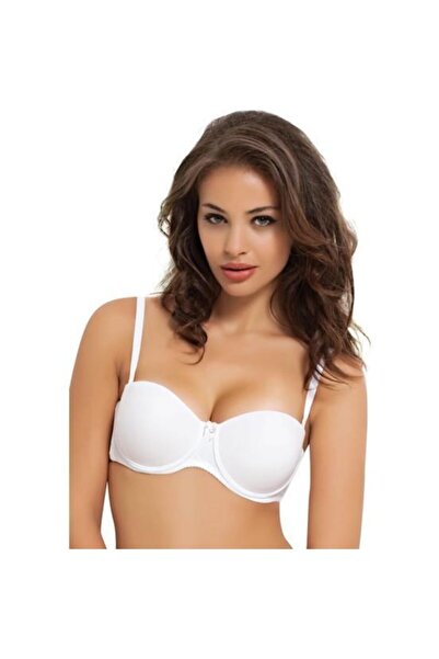 NBB Σουτιέν Push Up Λευκό Στράπλες 3520