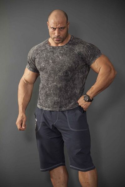 Big Sam Anthracite Slim Fit T-Shirt 2876